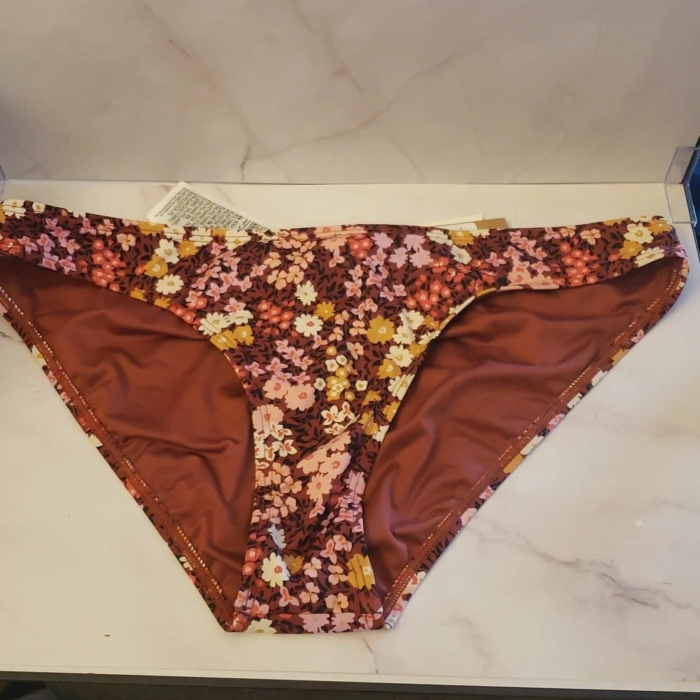 Billabong Standard Field of Dreams Lowrider Bikini Bottom Size L/12